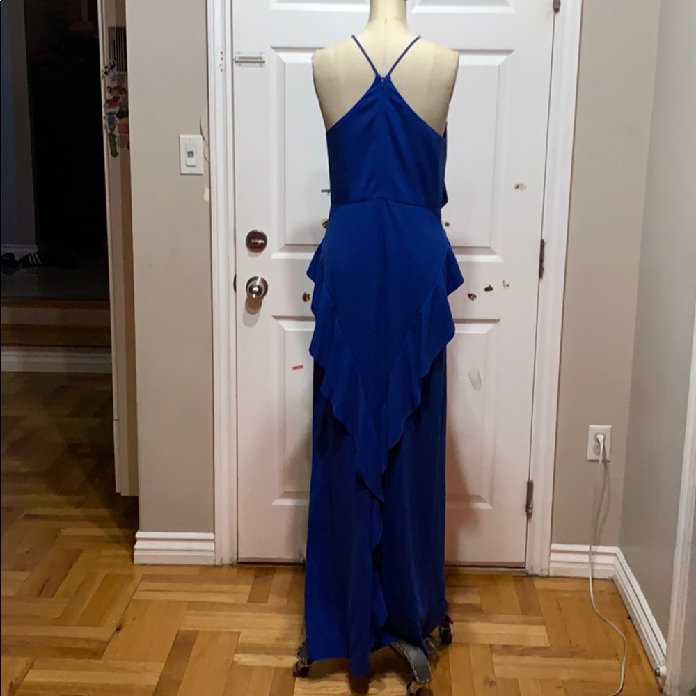 HIGH NECK RUFFLE DRESS - Picture 5 of 8